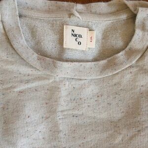 NICO NICO Speckled Light Blue Confetti Tee